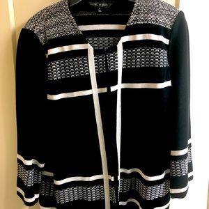 Ming Wang Black and White Size L Jacket